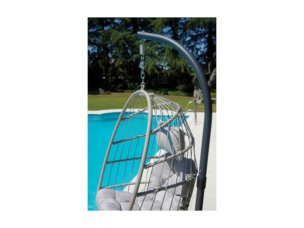 Poltrona Sospesa Antracite Moia