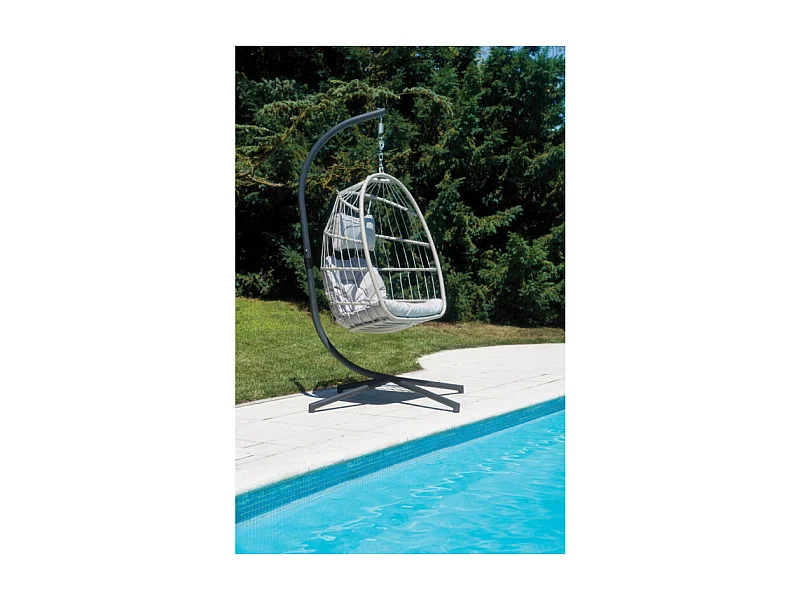 Poltrona Sospesa Antracite Moia