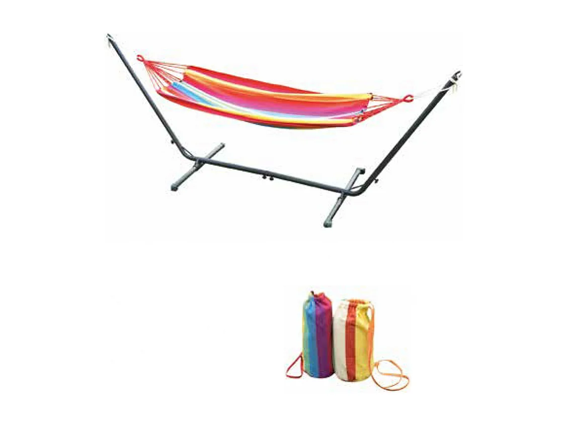 Set Di 12 Amache Cot. Rigato C/Sacca 200X100 Moia