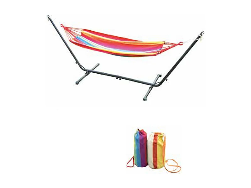 Set Di 12 Amache Cot. Rigato C/Sacca 200X100 Moia