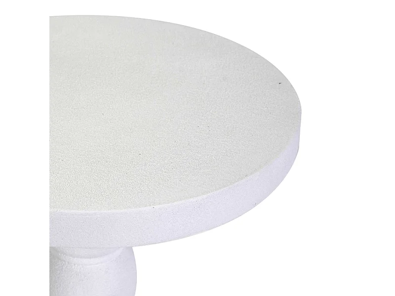 Colonnina resina bianco tondo cm ø49h80,5