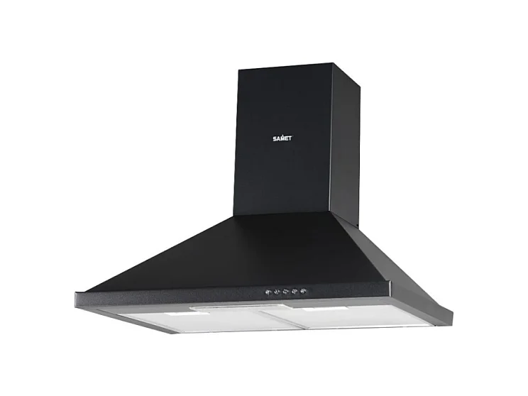 Cappa a piramide 60 cm Eolo 60 nera Samet