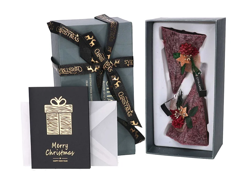 Candela cera profumata albero aroma di legno confezione 2 pz cm 22,5x12x10