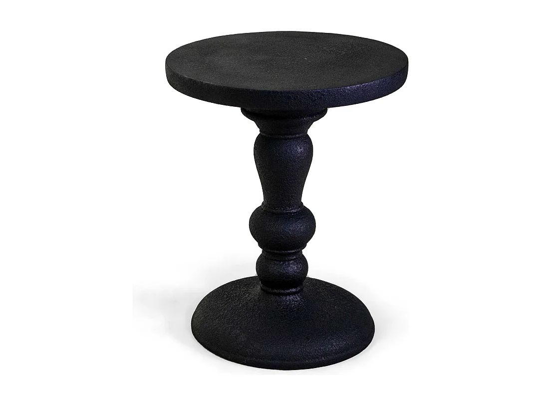 Colonnina resina nero tondo cm ø49h62