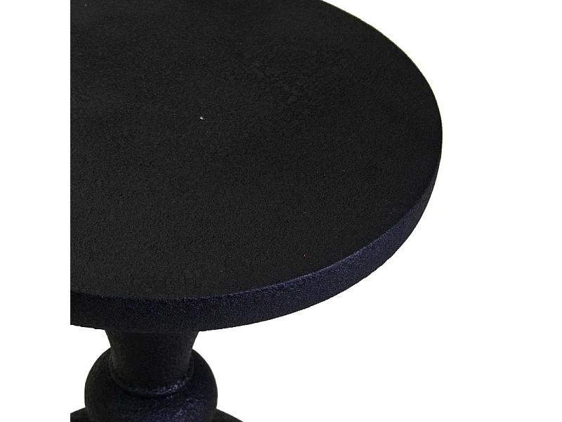 Colonnina resina nero tondo cm ø49h62