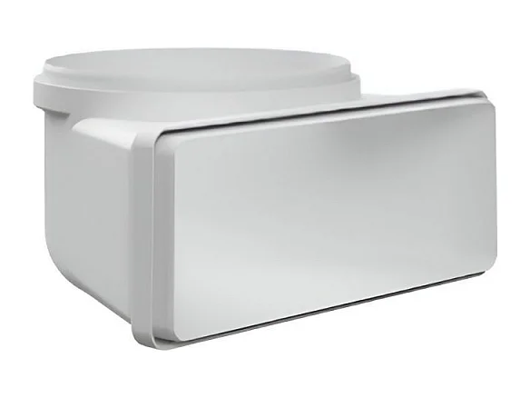 Curva verticale per cappe BVCVQT229 da tondo a rettangolare 22x9 cm