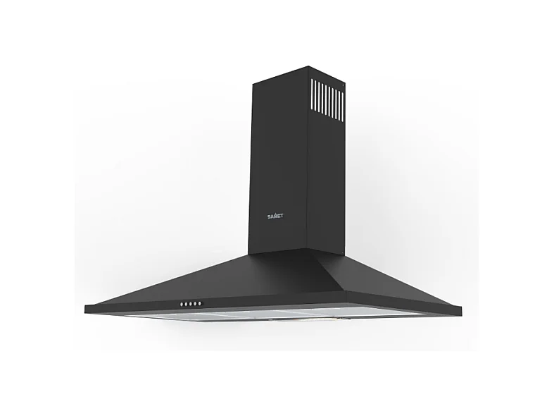 Cappa a piramide 90 cm Eolo 90 nera Samet