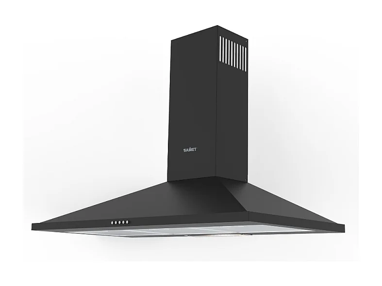 Cappa a piramide 90 cm Eolo 90 nera Samet