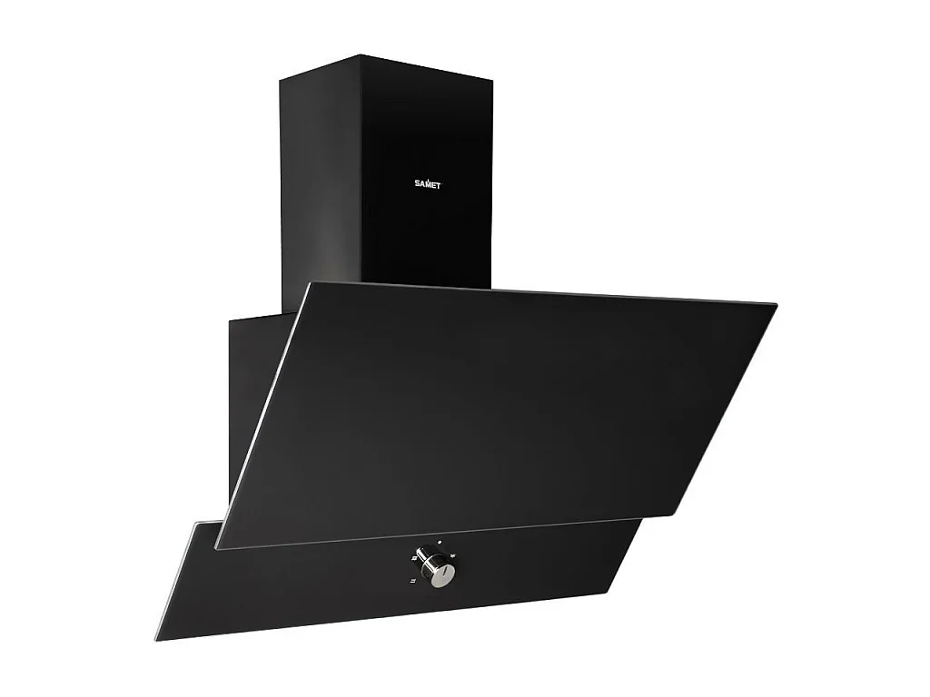 Samet Cappa da parete TURBINE 60 nera 60 cm