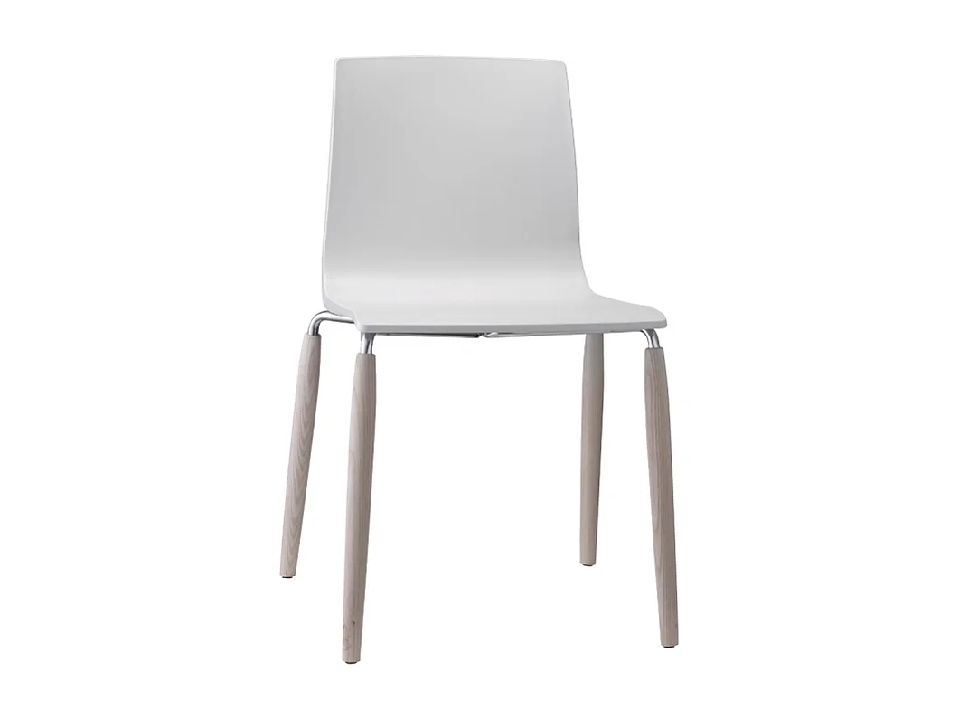SET DUE SEDIE NATURAL ALICE TECNOPOLIMERO MADE IN ITALY SCAB DESIGN - Lino 11