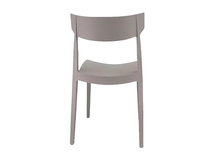 Set Da 4 sedie Cordoba In Polipropilene Tortora Per Soggiorno, Cucina E Arredo Bar