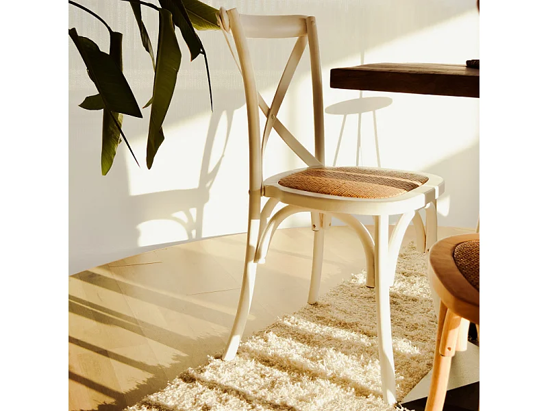 Set Da 4 Sedie Pepita Bianca