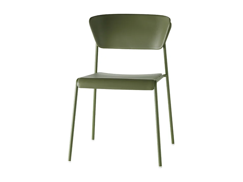 SET 4 SEDIE LISA TECNOPOLIMERO GO GREEN SCABDESIGN MADE IN ITALY - Verde oliva 56