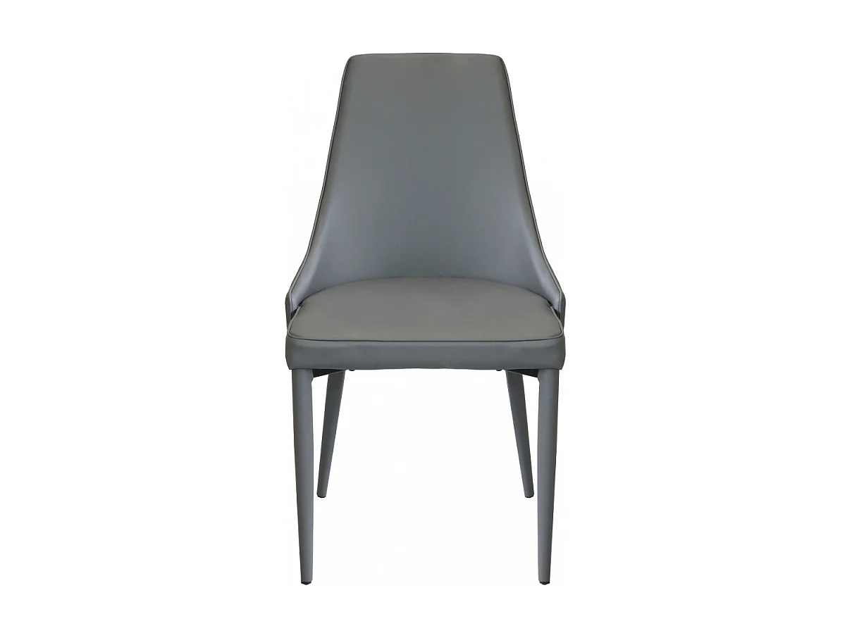 Stuhl CAMILLE Kunstleder Hellgrau | Cosma | Farbe: Gris