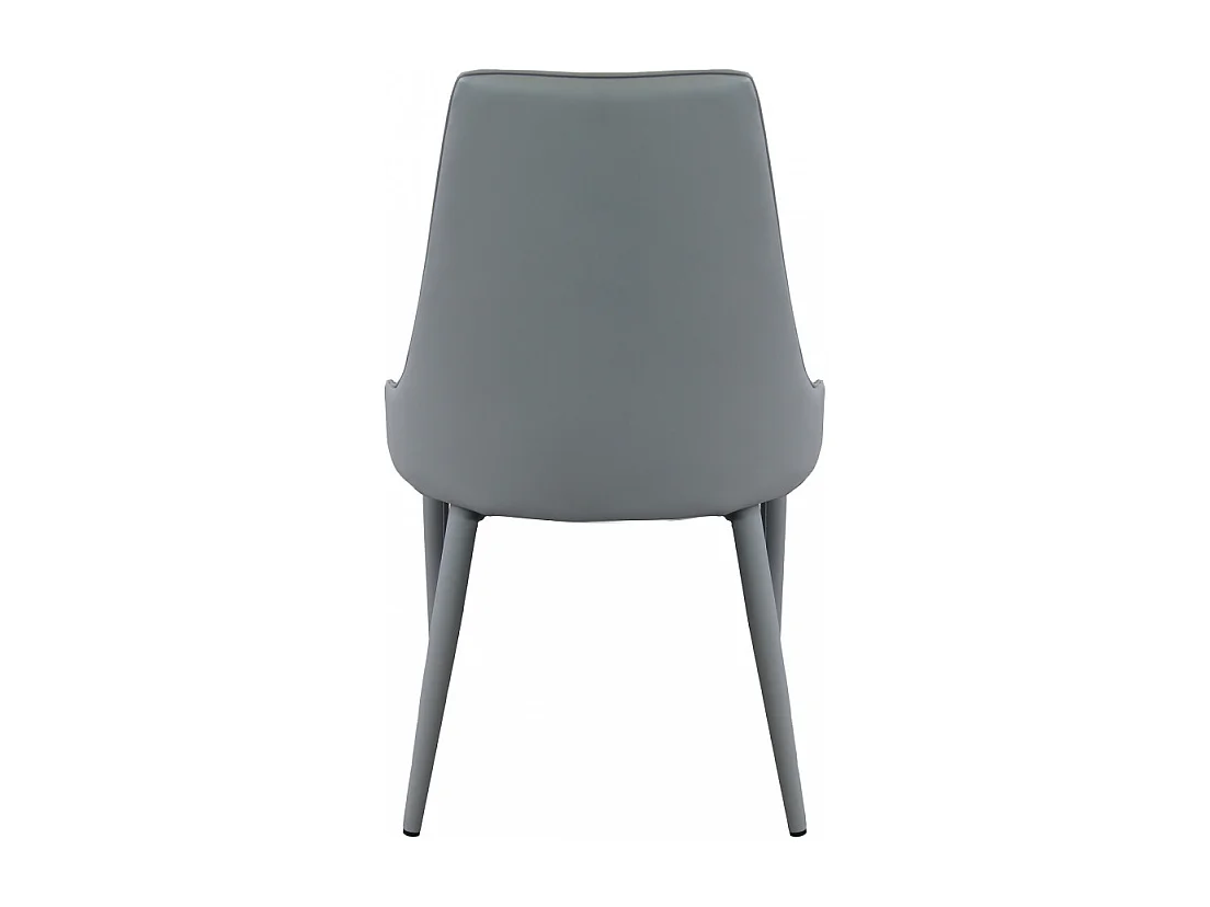 Stuhl CAMILLE Kunstleder Hellgrau | Cosma | Farbe: Gris