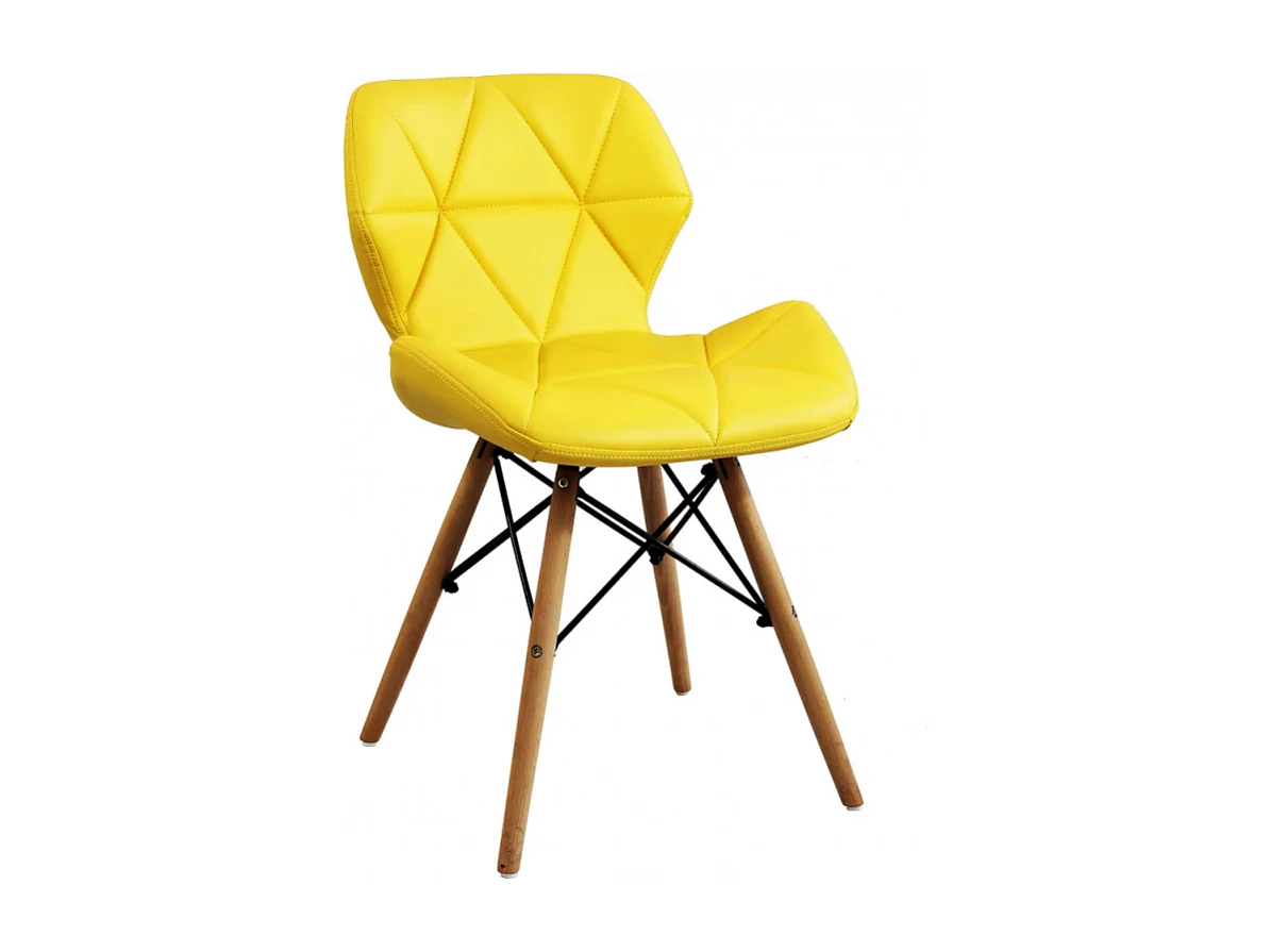 Set di 4 SEDIE ANNAPOLIS GIALLA