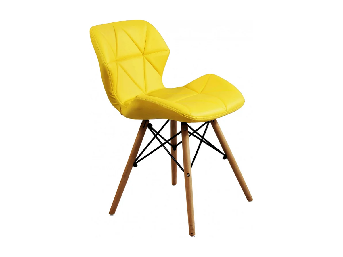 Set di 4 SEDIE ANNAPOLIS GIALLA