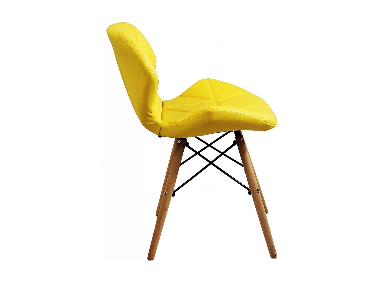 Set di 4 SEDIE ANNAPOLIS GIALLA