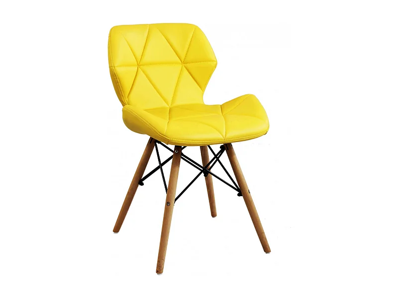 Set di 4 SEDIE ANNAPOLIS GIALLA
