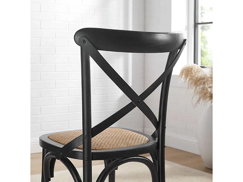 Set Da 4 Sedie Pepita Nera