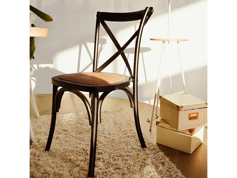 Set Da 4 Sedie Pepita Nera