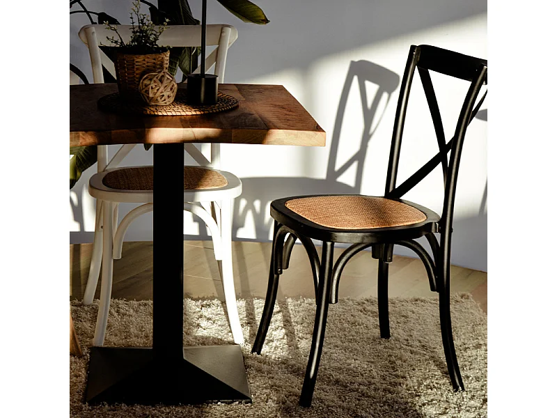 Set Da 4 Sedie Pepita Nera