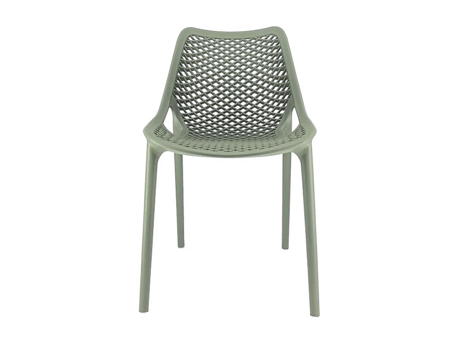 Set Da 4 sedie Braga 2 In Polipropilene Verde Oliva Per Soggiorno, Cucina E Arredo Bar