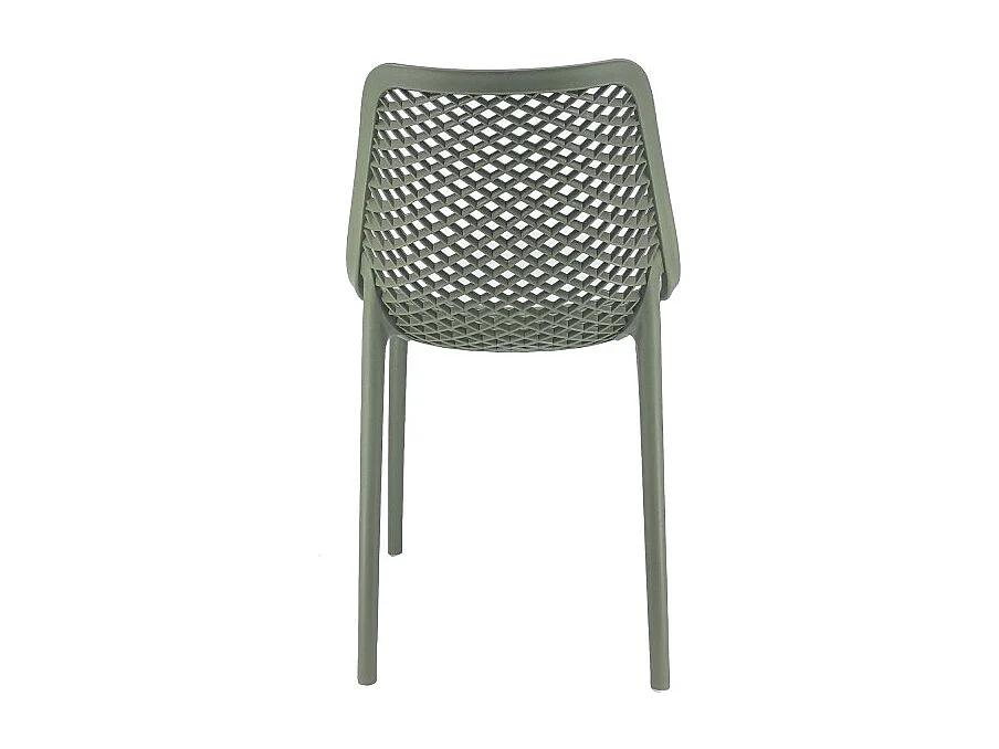 Set Da 4 sedie Braga 2 In Polipropilene Verde Oliva Per Soggiorno, Cucina E Arredo Bar