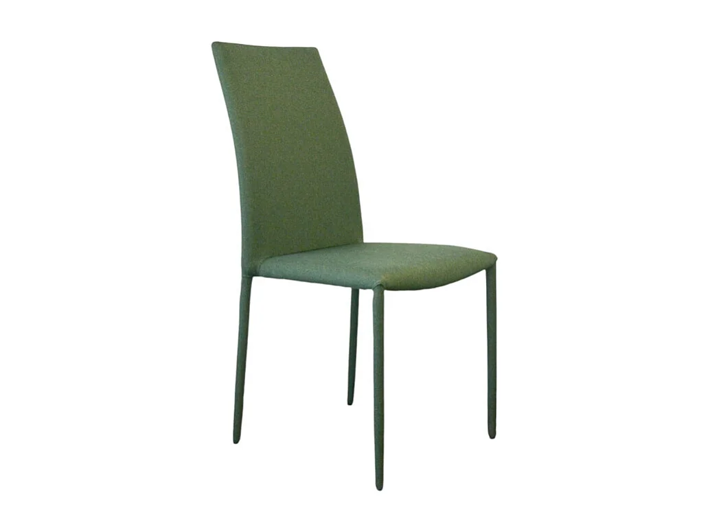 Set Da 6 Sedie Dedis Tessuto Verde