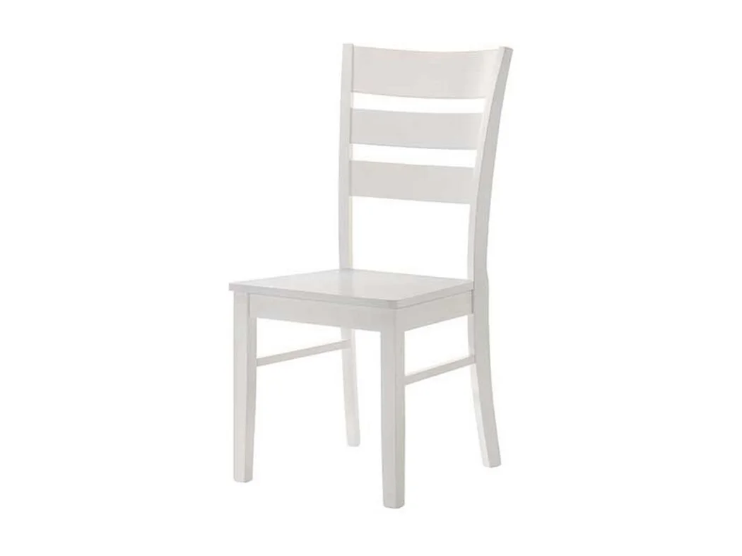 Set di 2 Sedie in legno Lisa colore bianco H 99x46x54.5 cm.