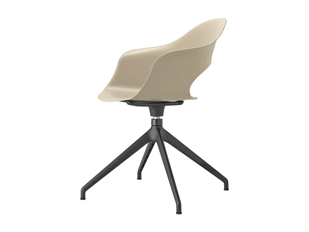 SEDIA LADY B TRESPOLO GIREVOLE TECNOPOLIMERO MADE IN ITALY SCAB DESIGN - Tortora 15