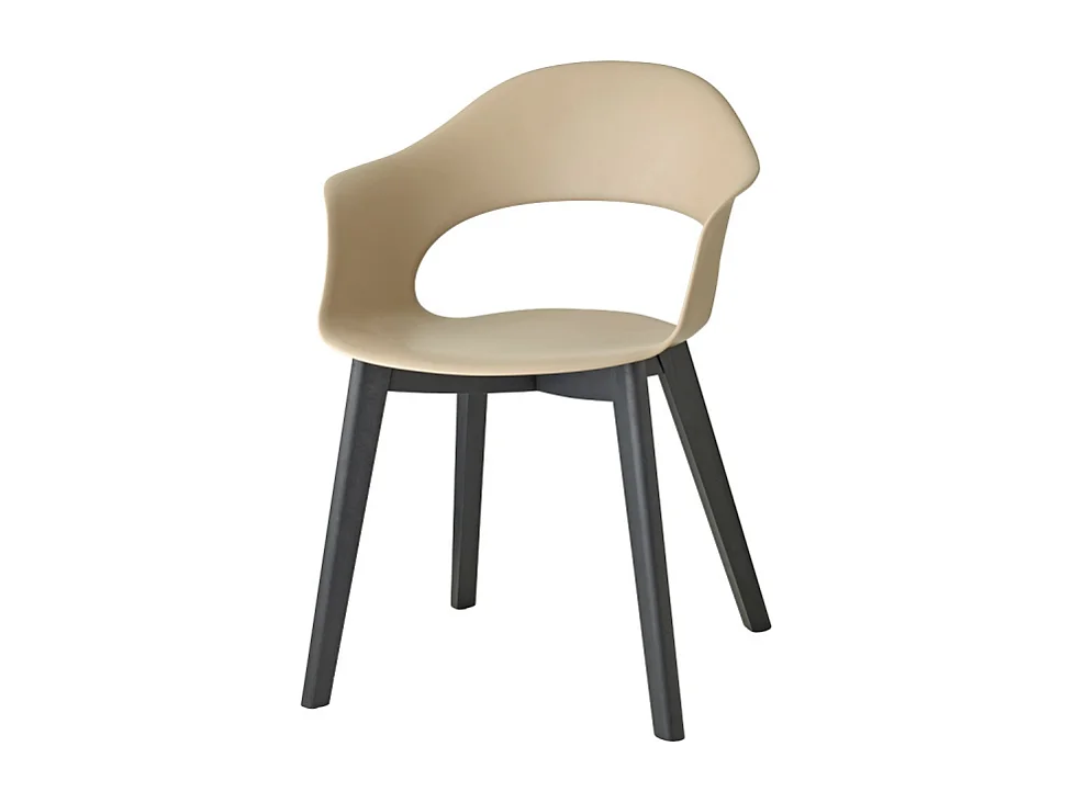 SET 2 SEDIE NATURAL LADY B TECNOPOLIMERO MADE IN ITALY SCAB DESIGN - Tortora 15