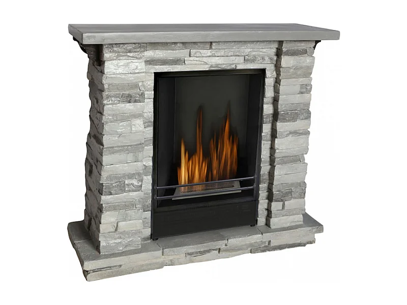 Tigullio – Camino a Bioetanolo Effetto Pietra – Biocamino da terra