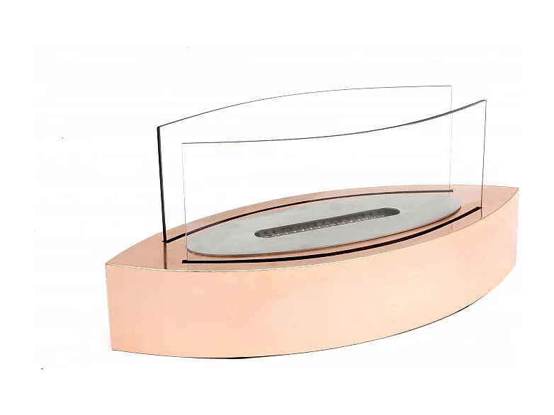 Camino da tavolo Vanda a bioetanolo - disponibile in diversi colori - Terracotta