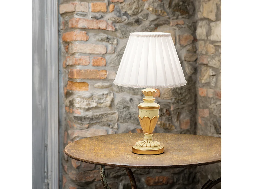 Lampade Da Scrivania - Ufficio Classico Firenze Metallo Bianco 1 Luce E14