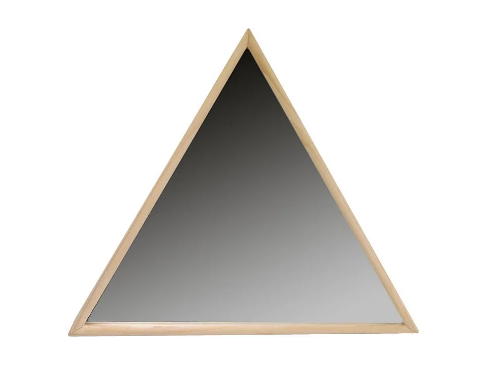 Specchio legno triangolo cm 45,5x2,5h39,5