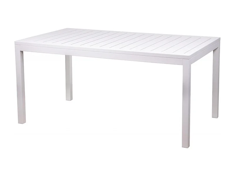 TAVOLO TIDAL BIANCO IN ALLUMINIO