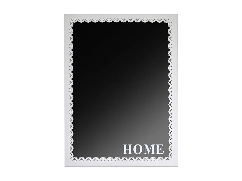 Specchio intarsio cuori rettangolare cm 40x30x1,5