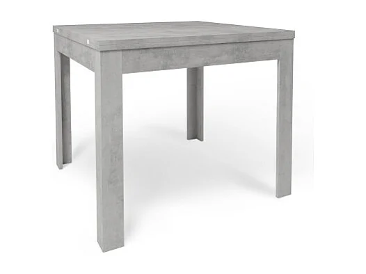 Tavolo Pieghevole 90+90 Cemento cm 90x90x75h - Sarmog