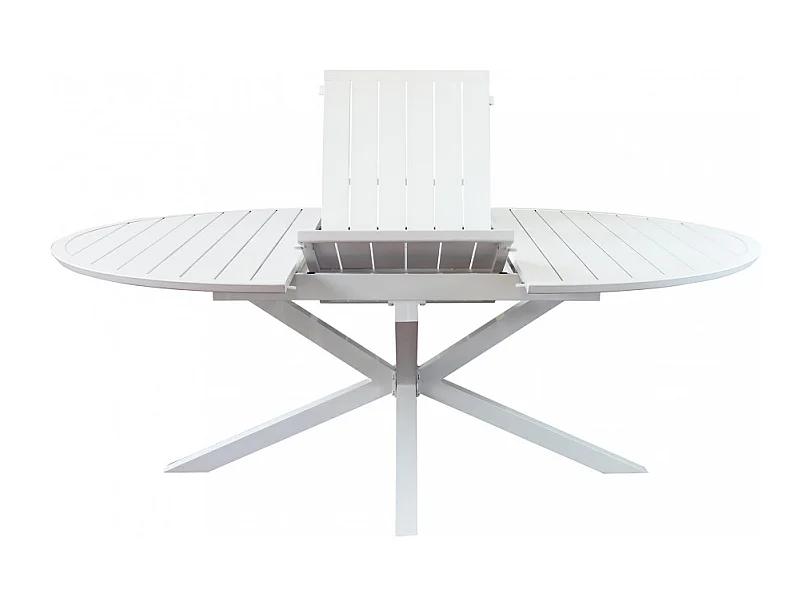 TAVOLO ROTONDO CAMELOT ALLUNGABILE 150/200 X 150