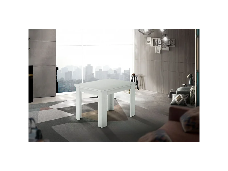 Tavolo allungabile Jesi – 90/180x75x90 – Larice Bianco