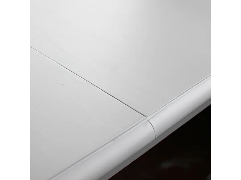 TAVOLO CROSS ROUND 150/190 X 100 BIANCO