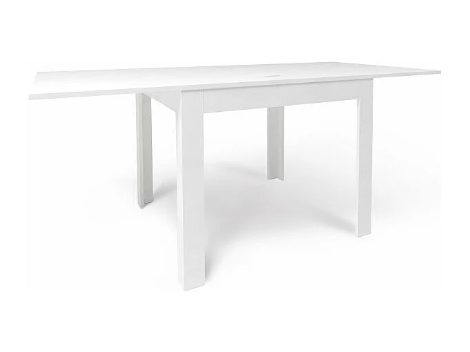 Tavolo Pieghevole 90+90 Ossido Bianco cm 90x90x75h - Sarmog