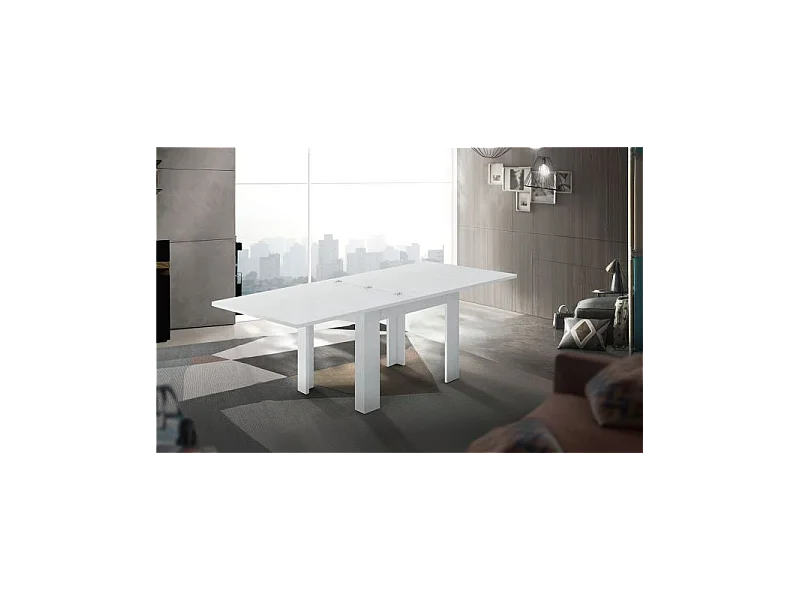 Tavolo allungabile Jesi – 90/180x75x90 – Bianco Lucido
