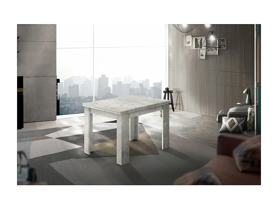 Tavolo allungabile Jesi – 90/180x75x90 – Cemento