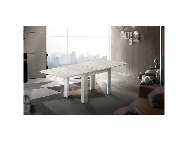 Tavolo allungabile Jesi – 90/180x75x90 – Cemento