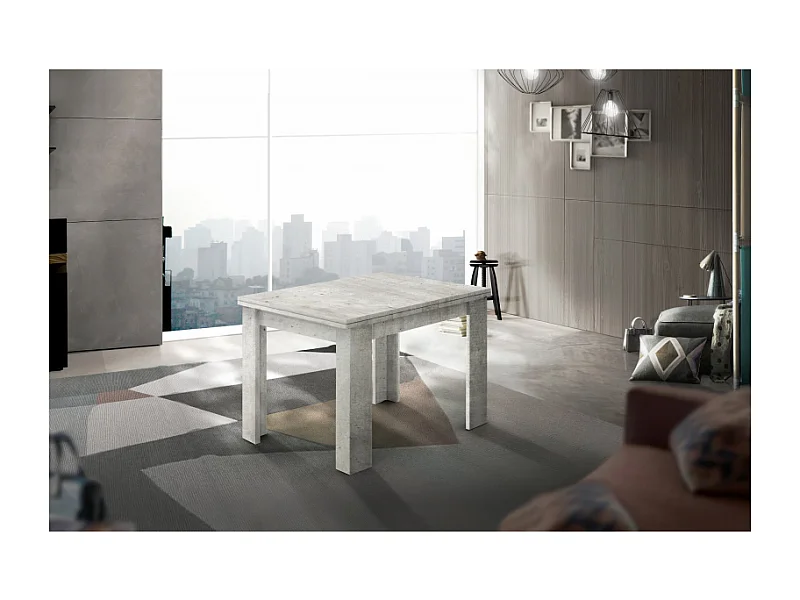 Tavolo allungabile Jesi – 90/180x75x90 – Cemento