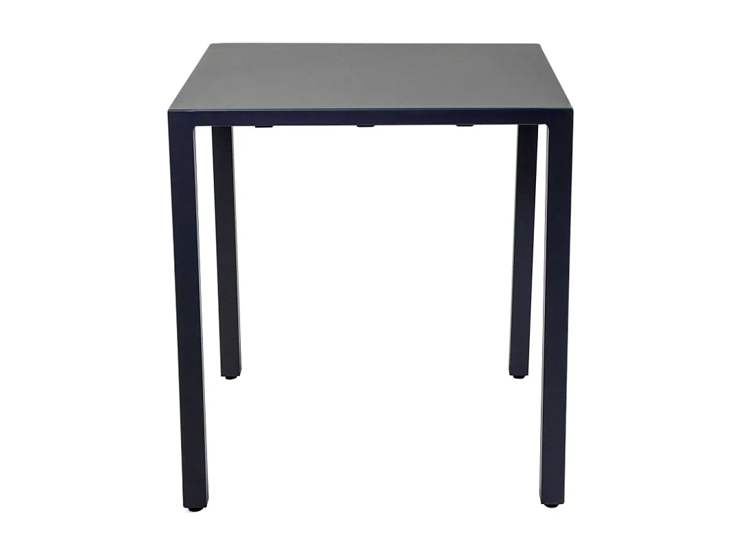 Tavolo alluminio regolabile Alma antracite quadro cm 60x60h75
