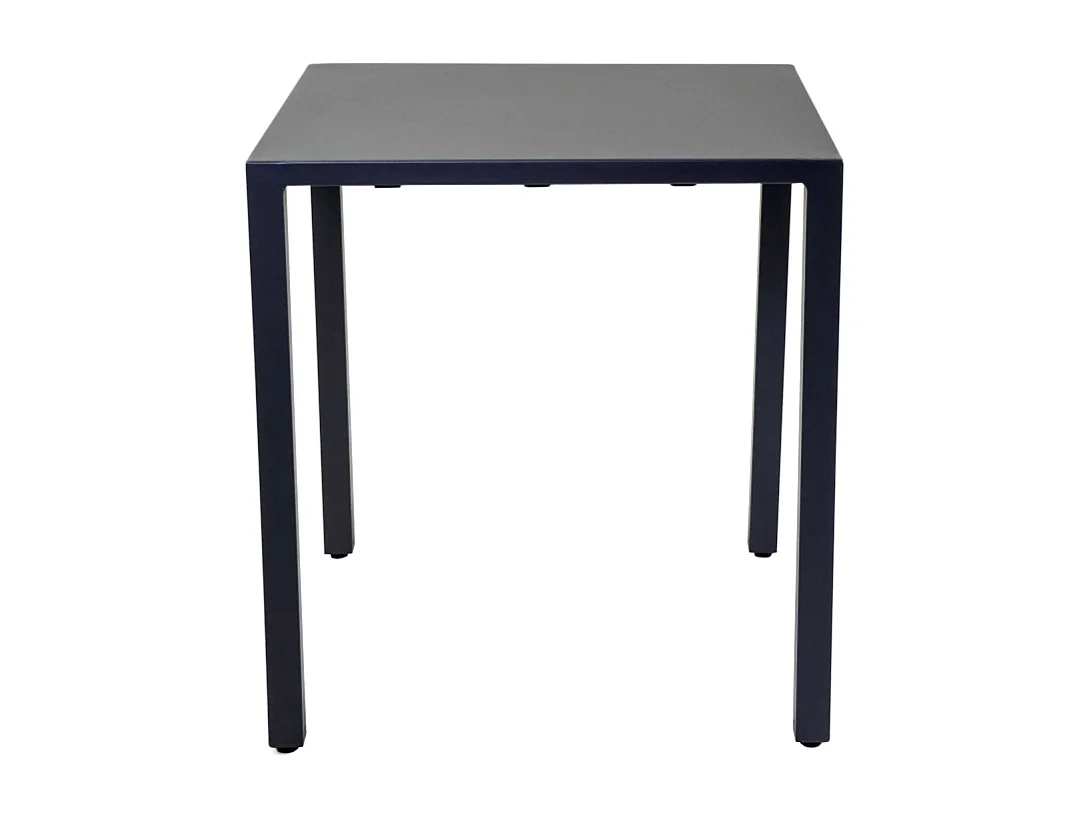 Tavolo alluminio regolabile Alma antracite quadro cm 60x60h75