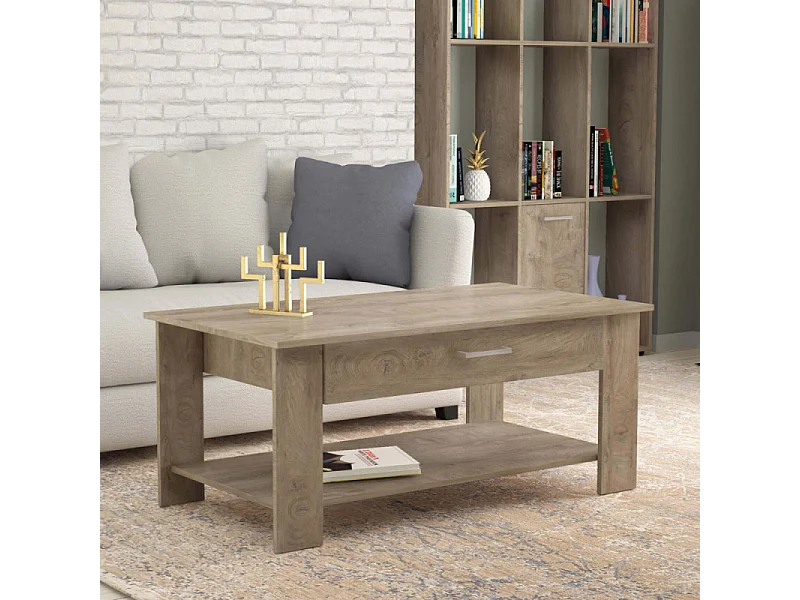 TAVOLINO SALOTTO MYRTO ROVERE CHIARO